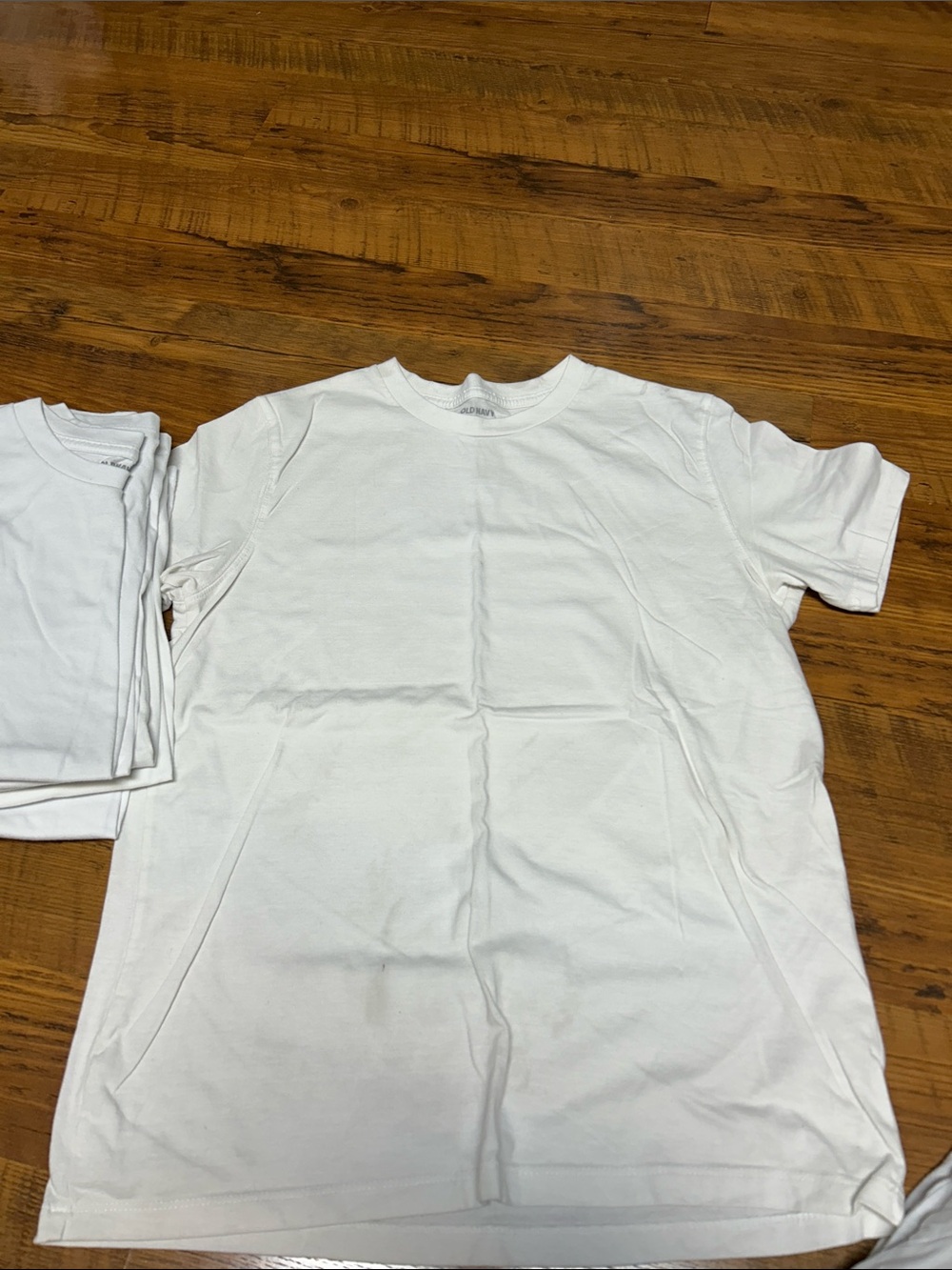 Old Navy White Men’s Crew Neck Short Sleeve Tee x5